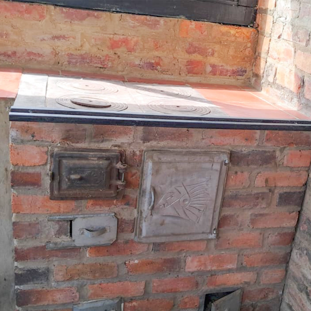 estufa de leña mb