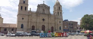 Entrada a la iglesia de Chocontá